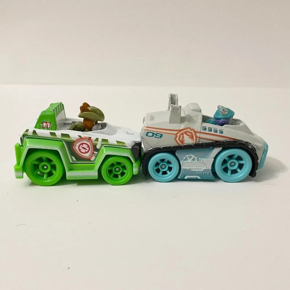 Paw Patrol Diecast  Car Lot Of 6 Skye Everest Tracker Marshall Chase Rubble - Picture 5 of 16